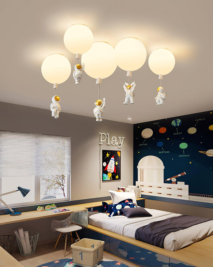 Solara Lampe Plafonnier Acrylique Ballon Astronaute - Neutralighting