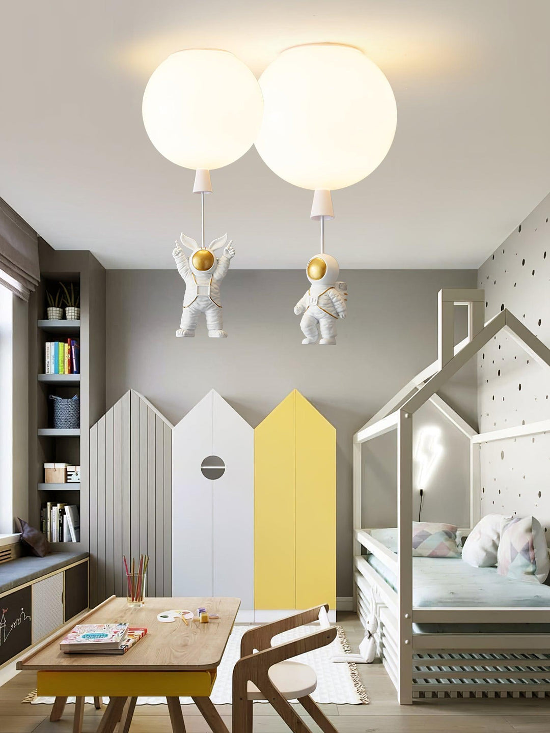 Solara Lampe Plafonnier Acrylique Ballon Astronaute - Neutralighting