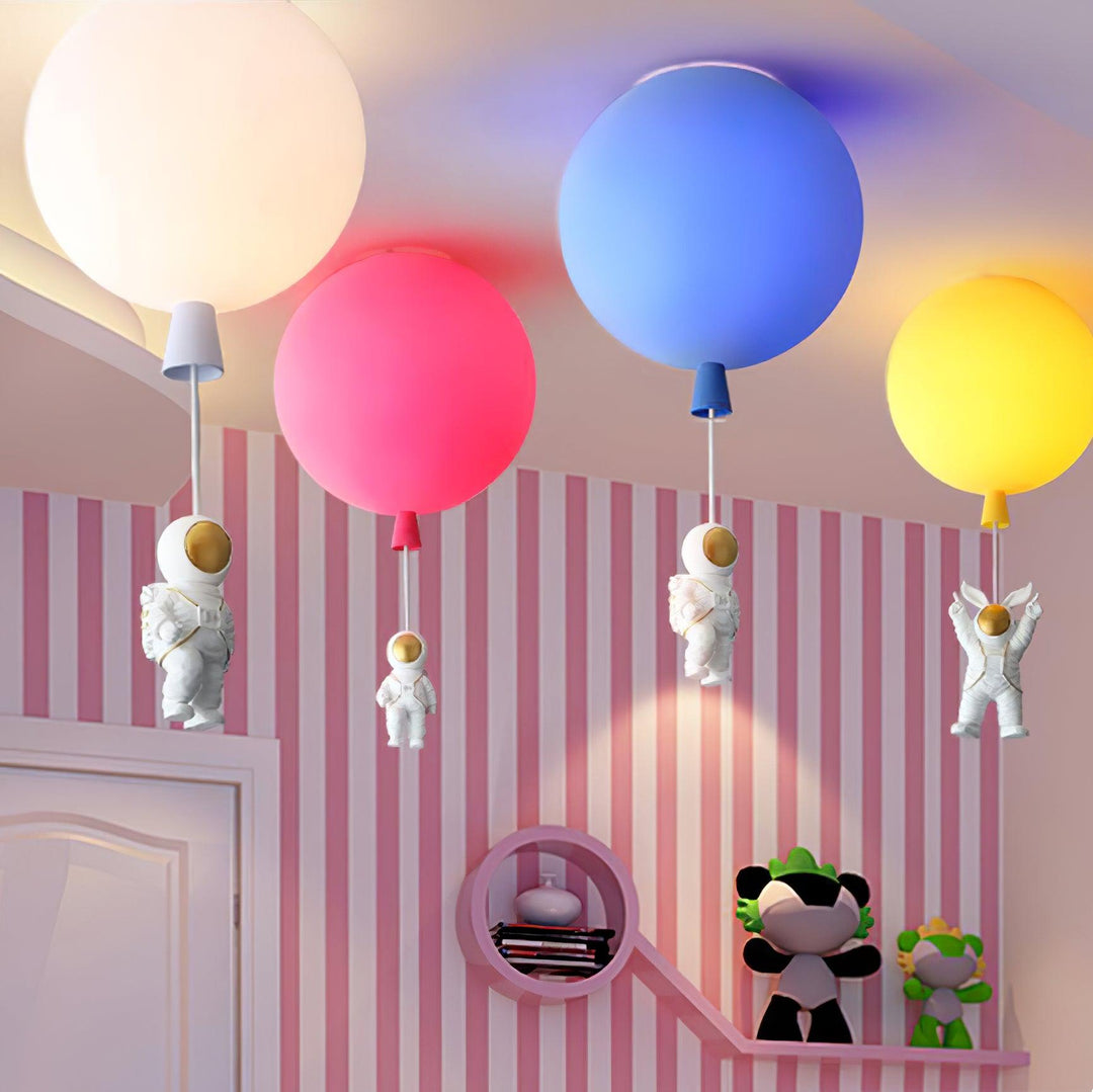 Solara Lampe Plafonnier Acrylique Ballon Astronaute - Neutralighting