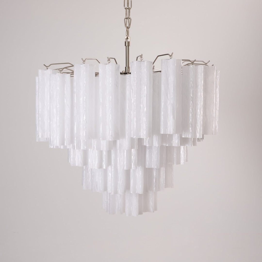 Aurora Chandelier en Verre Givré - Neutralighting