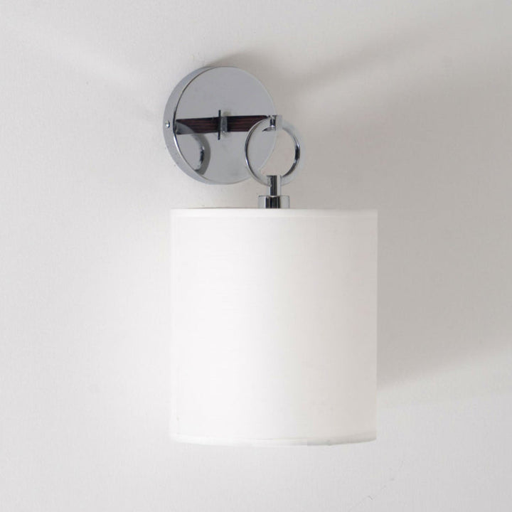 Iris Applique Murale Champêtre en Tissu Cylindrique - Neutralighting