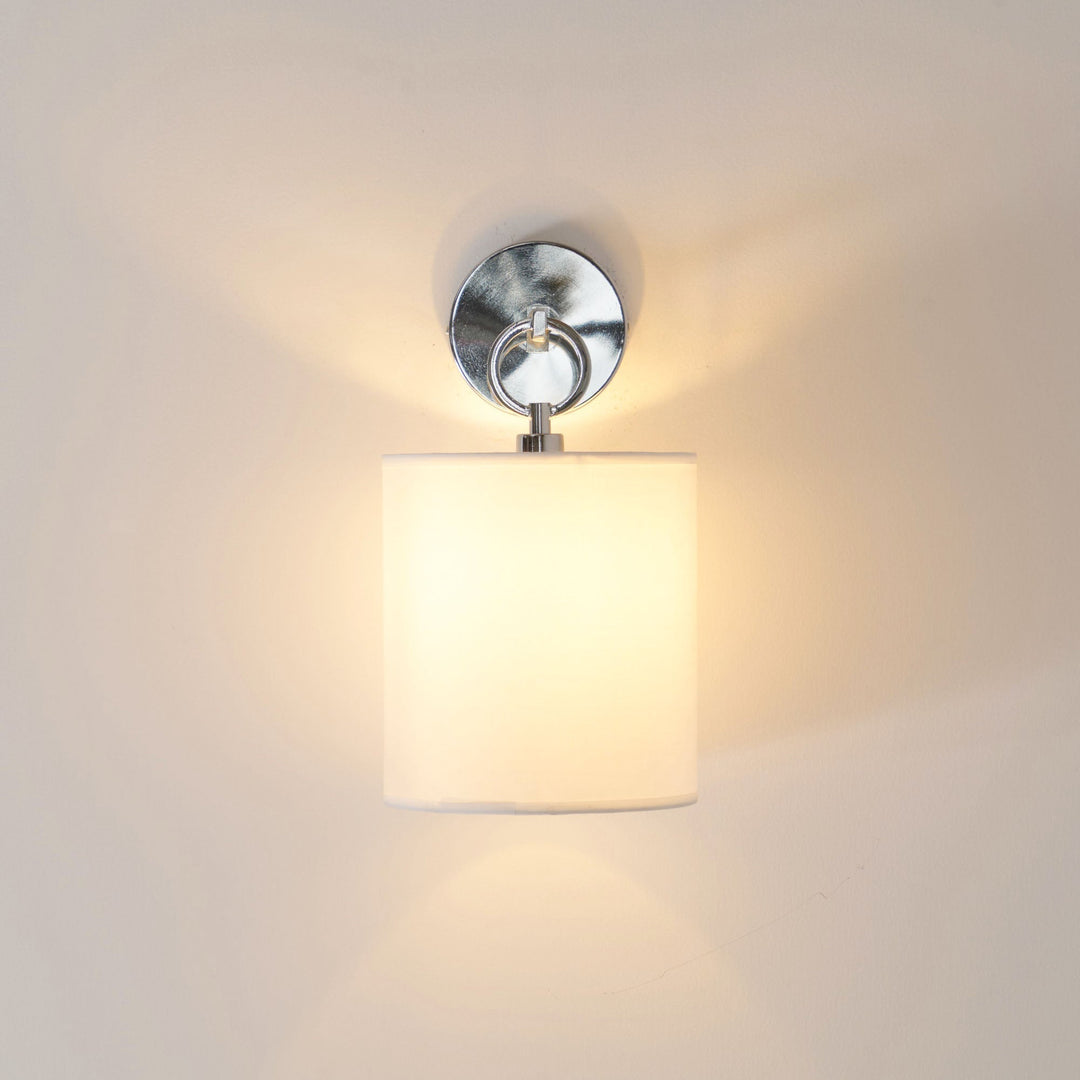 Cotheor Applique Murale Circulaire Laiton Tissu Minimaliste Moderne - Neutralighting