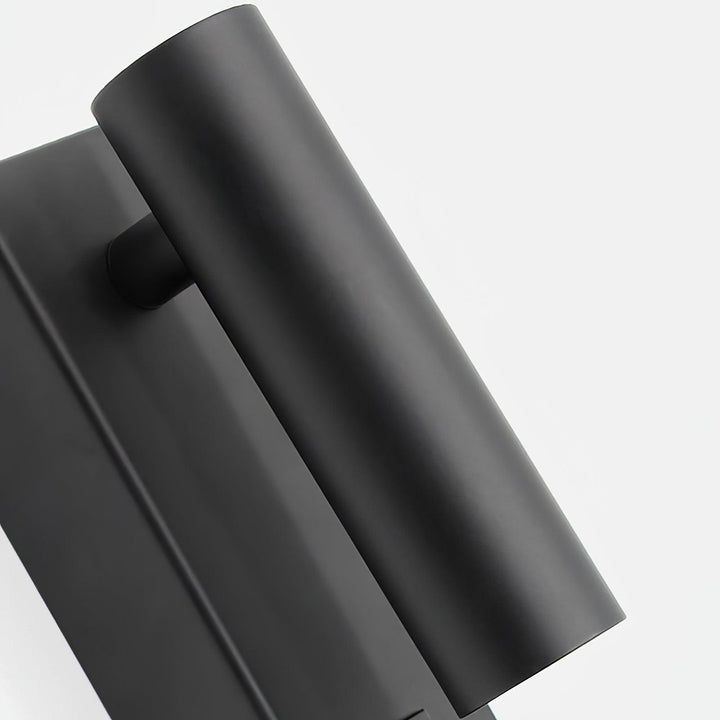 Aare Moderne Minimaliste Chevet USB Noir Luminaire Mural - Neutralighting