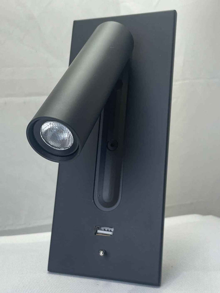 Aare Métal 18cm Noir LED 3W
