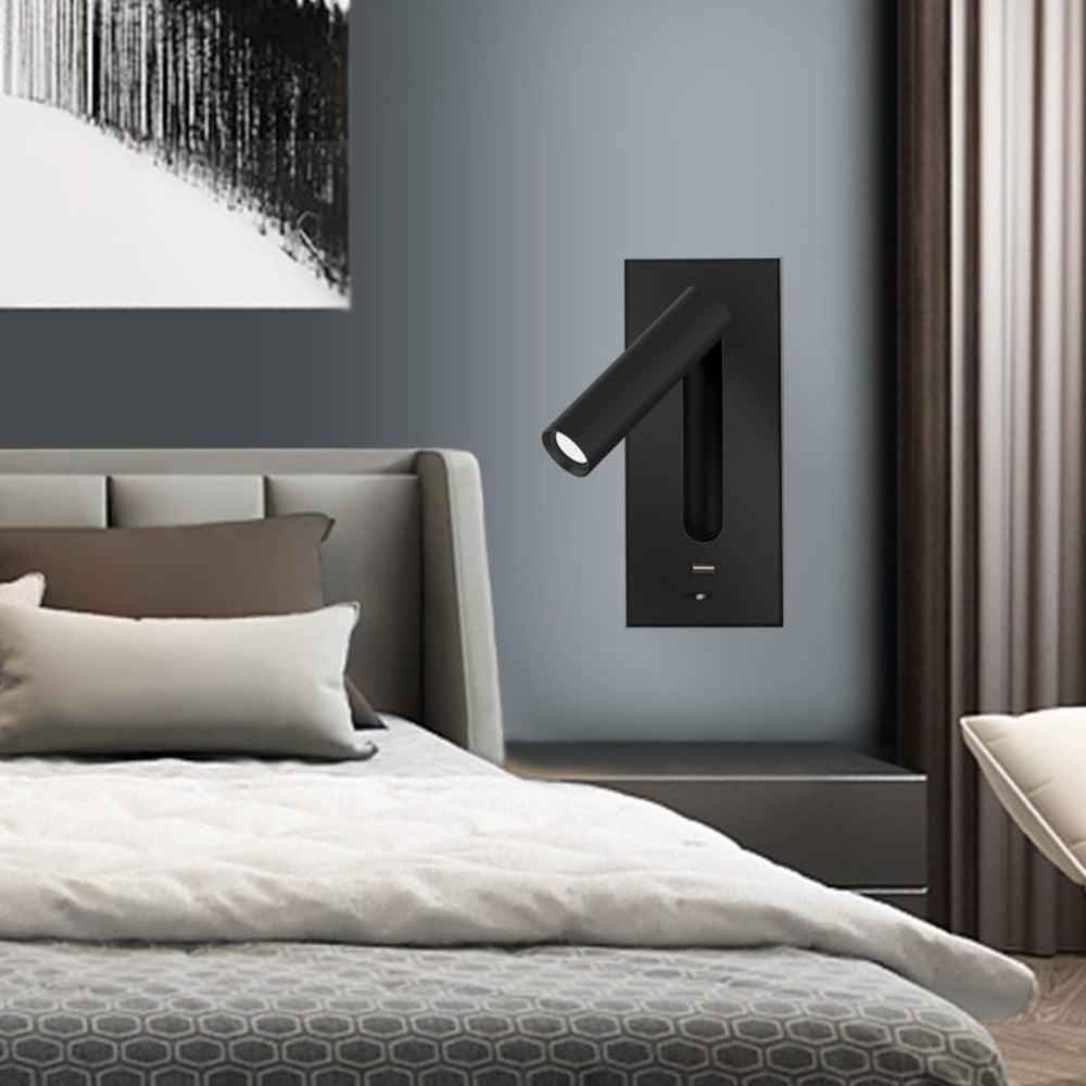 Aare Métal 18cm Noir LED 3W