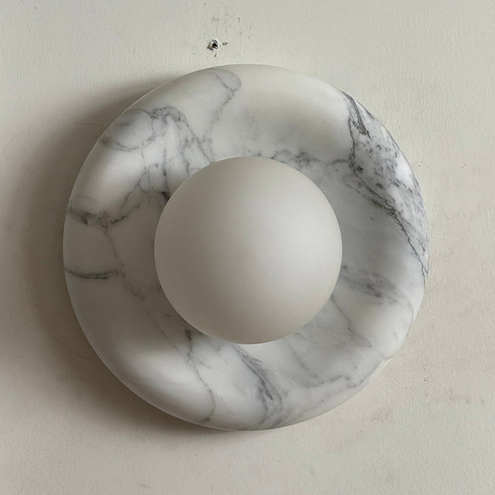 Zoraean Applique Murale Marbre Blanc Élégance Premium - Neutralighting