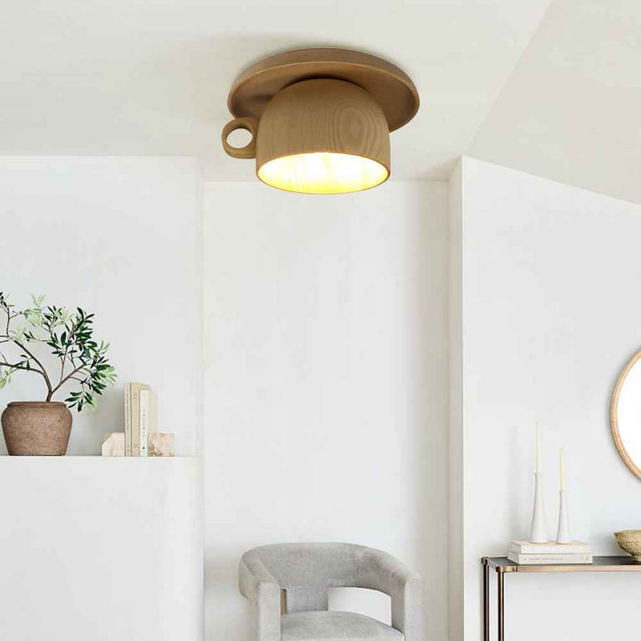 Plafonnier Arisha en Bois – Éclairage Plafonnier Moderne