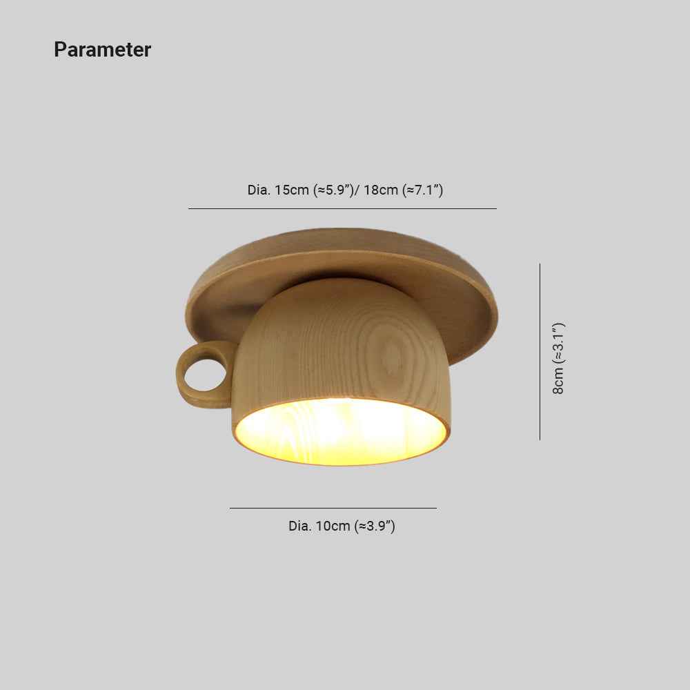 Plafonnier Arisha en Bois – Éclairage Plafonnier Moderne