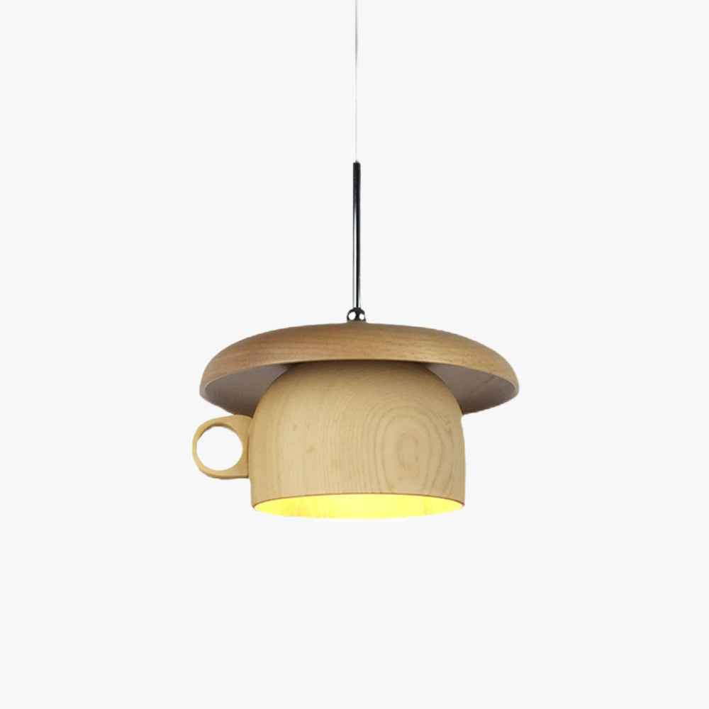 Valentina Millésime Bois Tasse Suspension Chambre à Coucher - Neutralighting