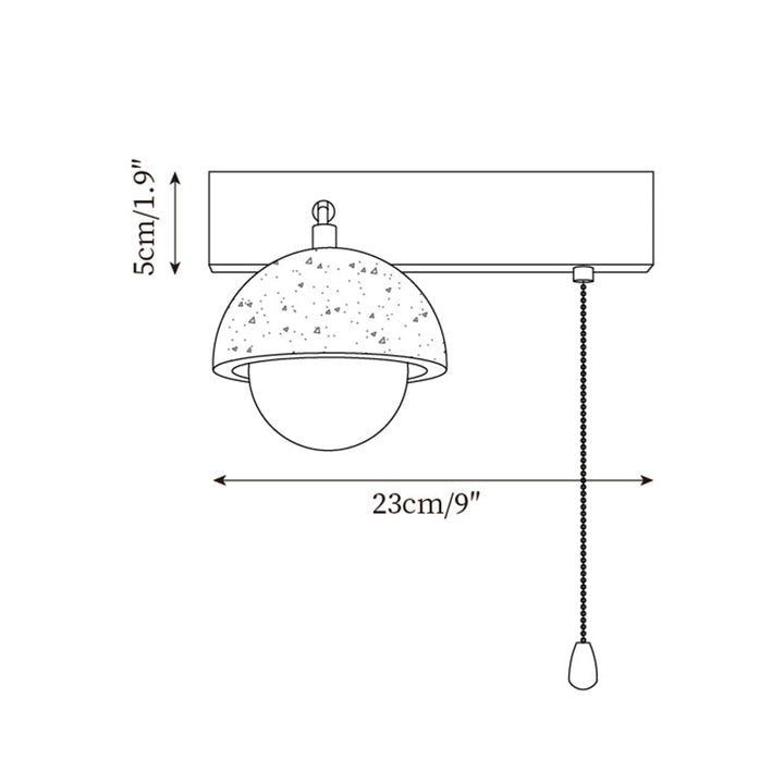 Gevon Applique Murale en Travertin - Neutralighting