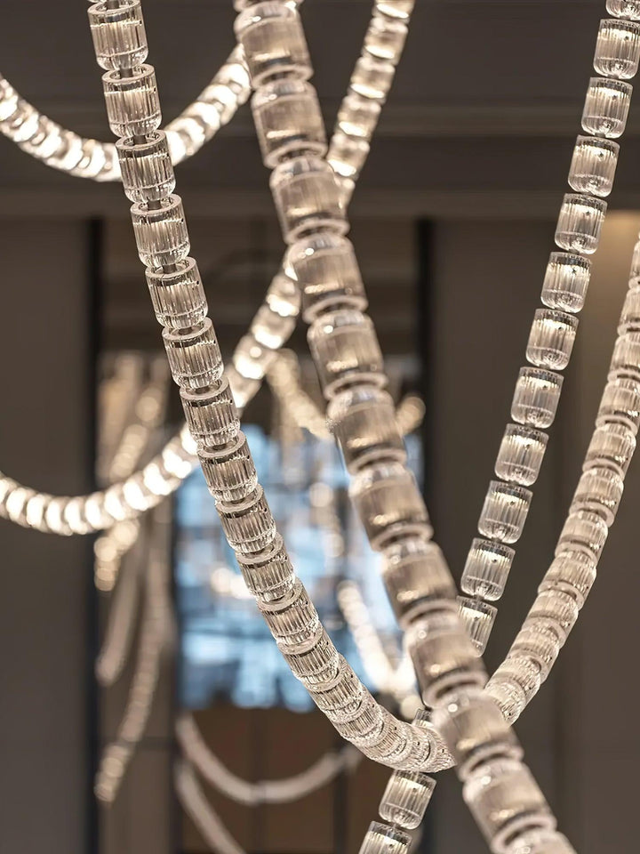 Nysilisra Luxe Crystal Suspension Lumière - Neutralighting