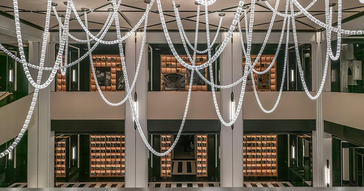 Nysilisra Luxe Crystal Suspension Lumière - Neutralighting