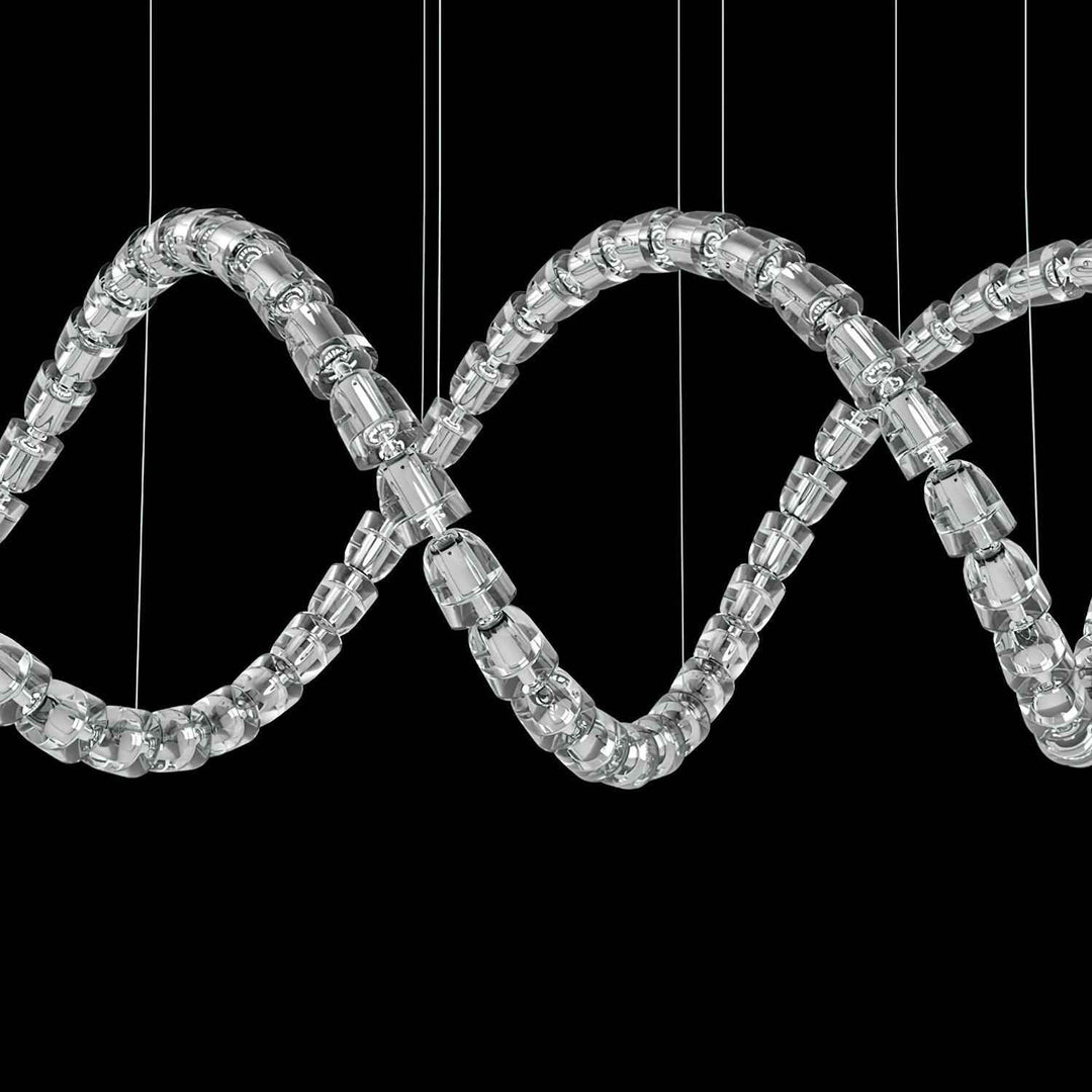 Nysilisra Luxe Crystal Suspension Lumière - Neutralighting