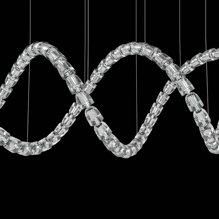 Nysilisra Luxe Crystal Suspension Lumière - Neutralighting