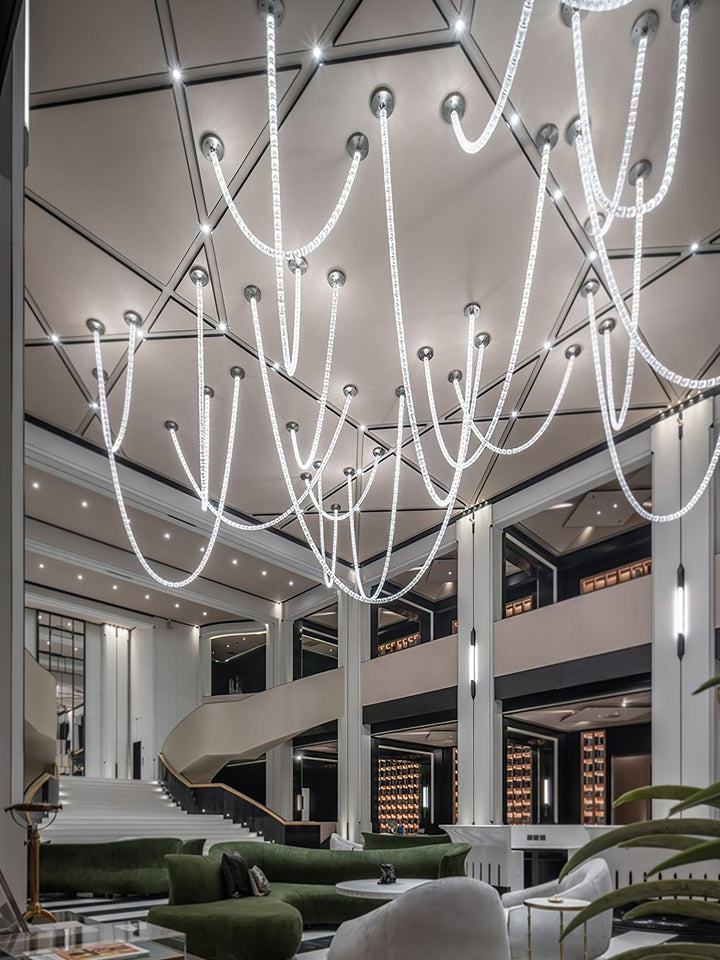Nysilisra Luxe Crystal Suspension Lumière - Neutralighting