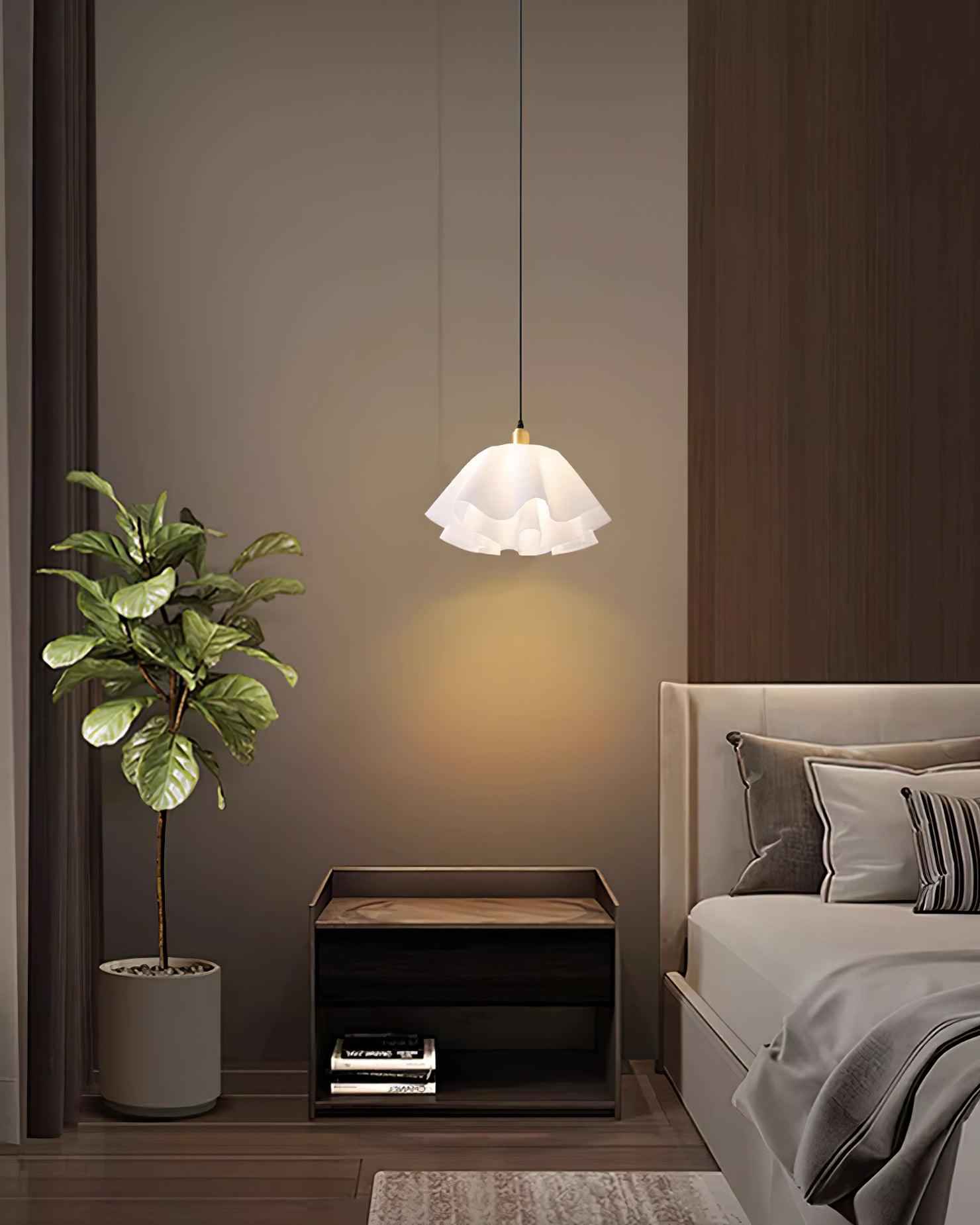Lunisse Suspension moderne à pétales - Neutralighting