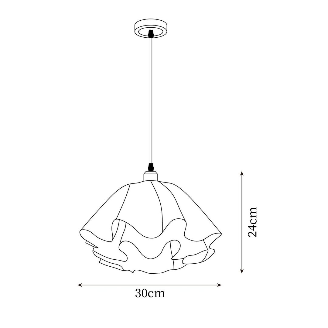 Lunisse Suspension moderne à pétales - Neutralighting