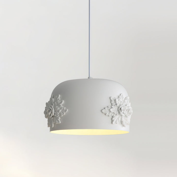 Gaina Suspension Florale Tambour - Neutralighting