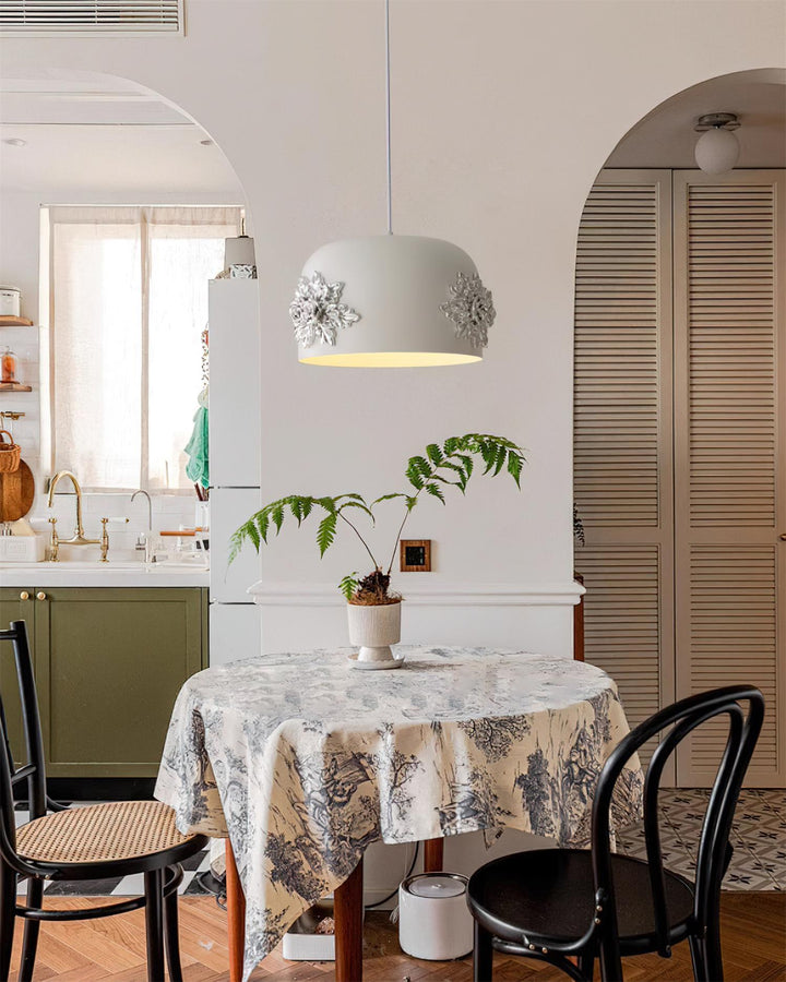 Gaina Suspension Florale Tambour - Neutralighting