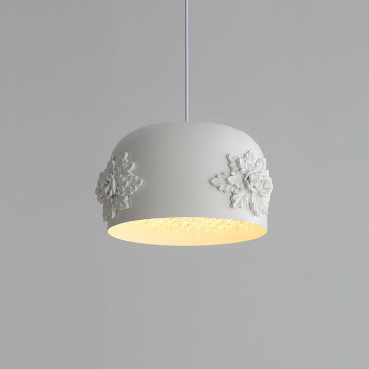 Gaina Suspension Florale Tambour - Neutralighting