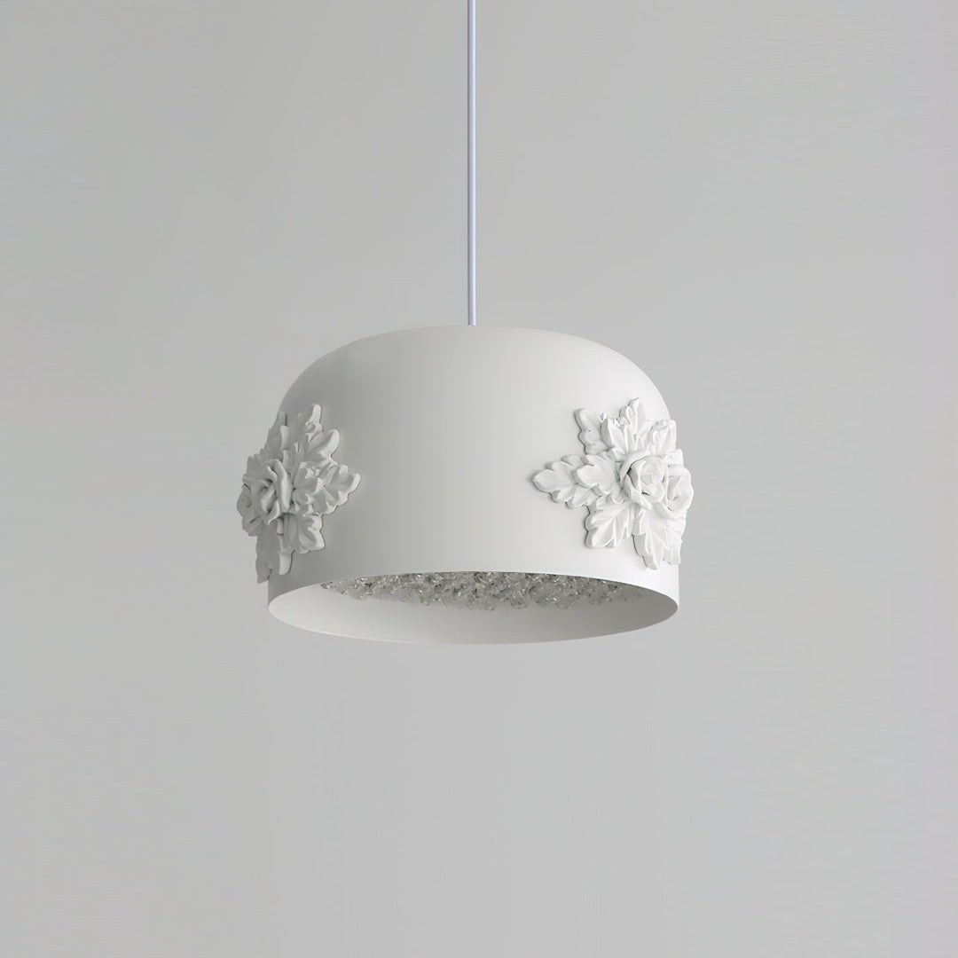 Gaina Suspension Florale Tambour - Neutralighting
