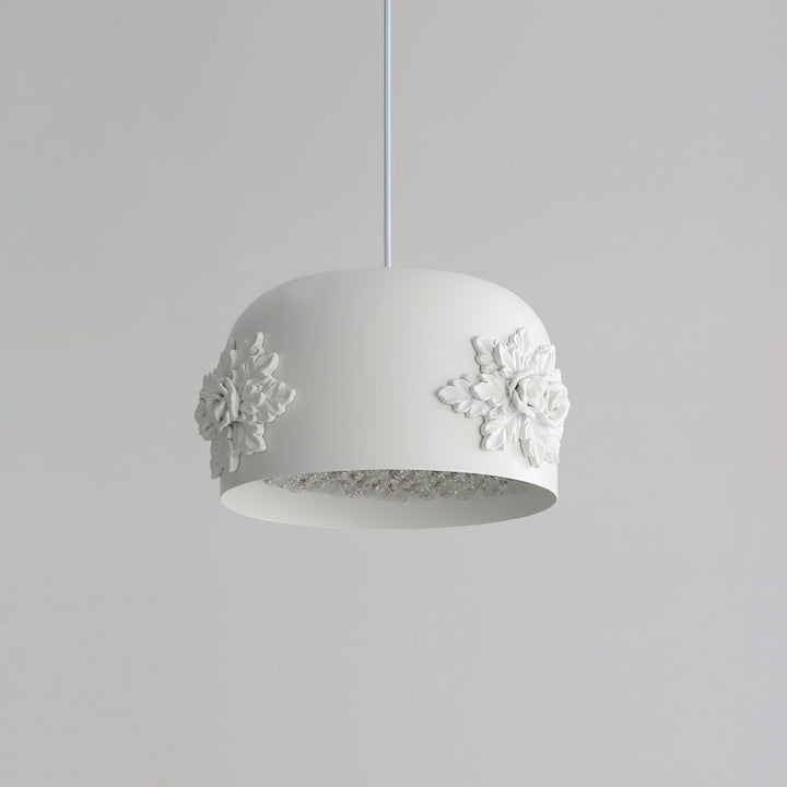 Gaina Suspension Florale Tambour - Neutralighting