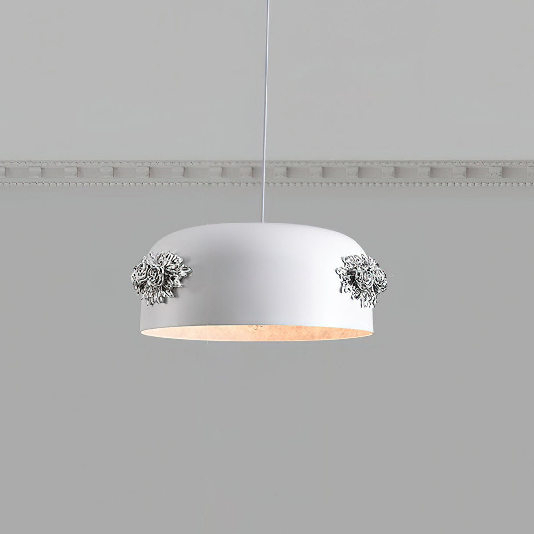 Gaina Suspension Florale Tambour - Neutralighting