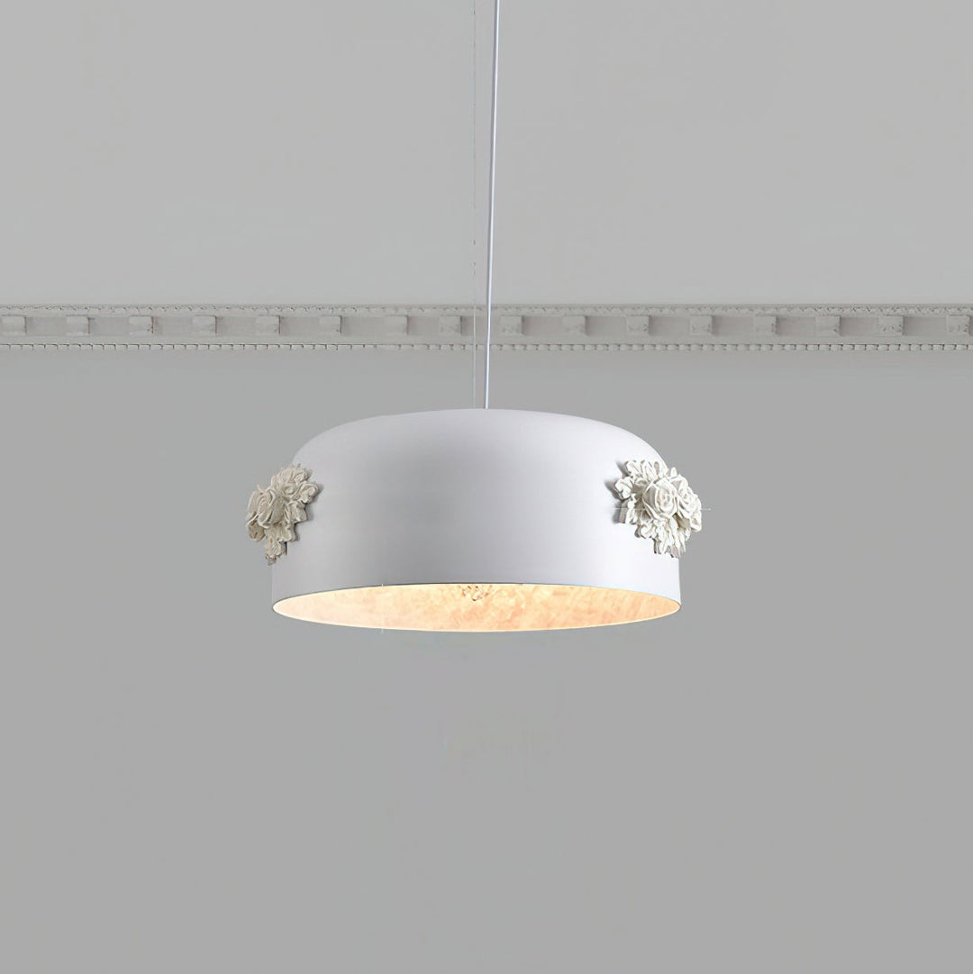 Gaina Suspension Florale Tambour - Neutralighting
