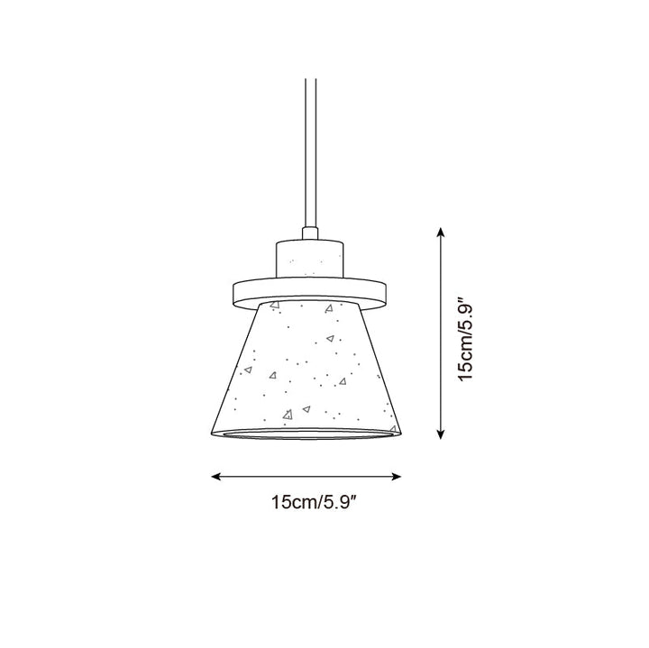 Jovia Suspension en Travertin - Neutralighting