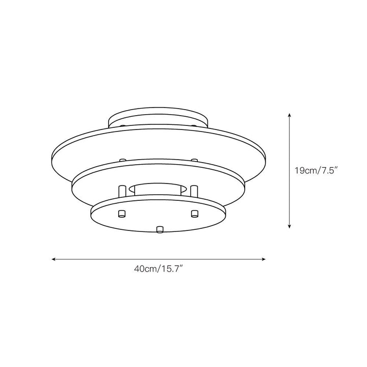 Zovena Modern Minimalist Steel Alabaster Ceiling Lamp - Neutralighting