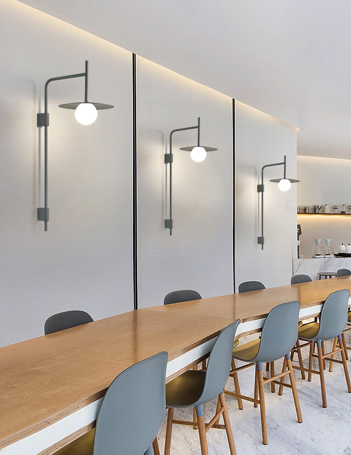 Edan Swing Arm Plug-in Glass Wall Lamp - Neutralighting