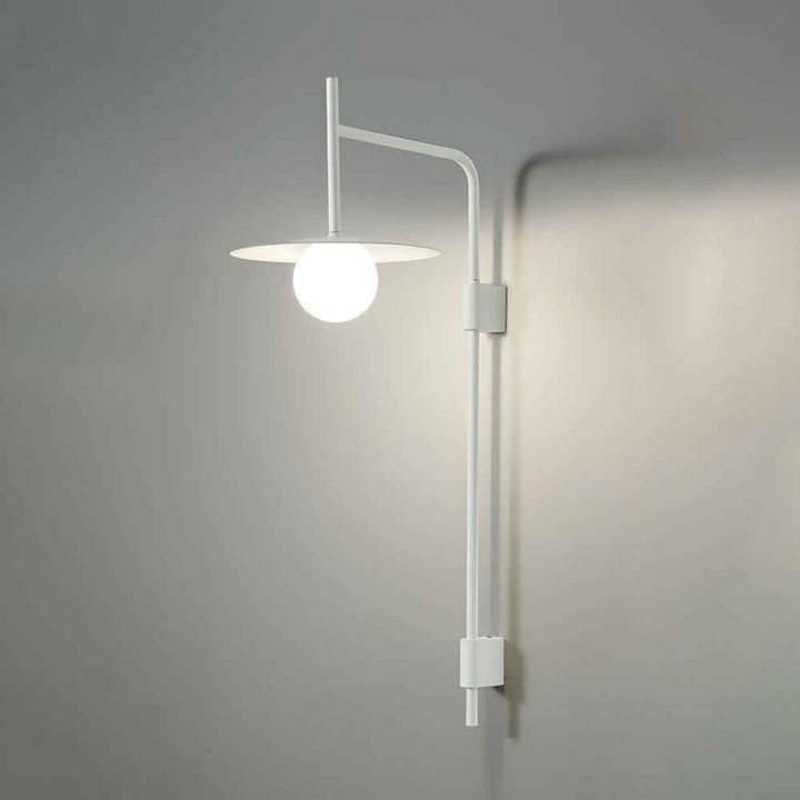 Elsie Verre 25cm Noir LED