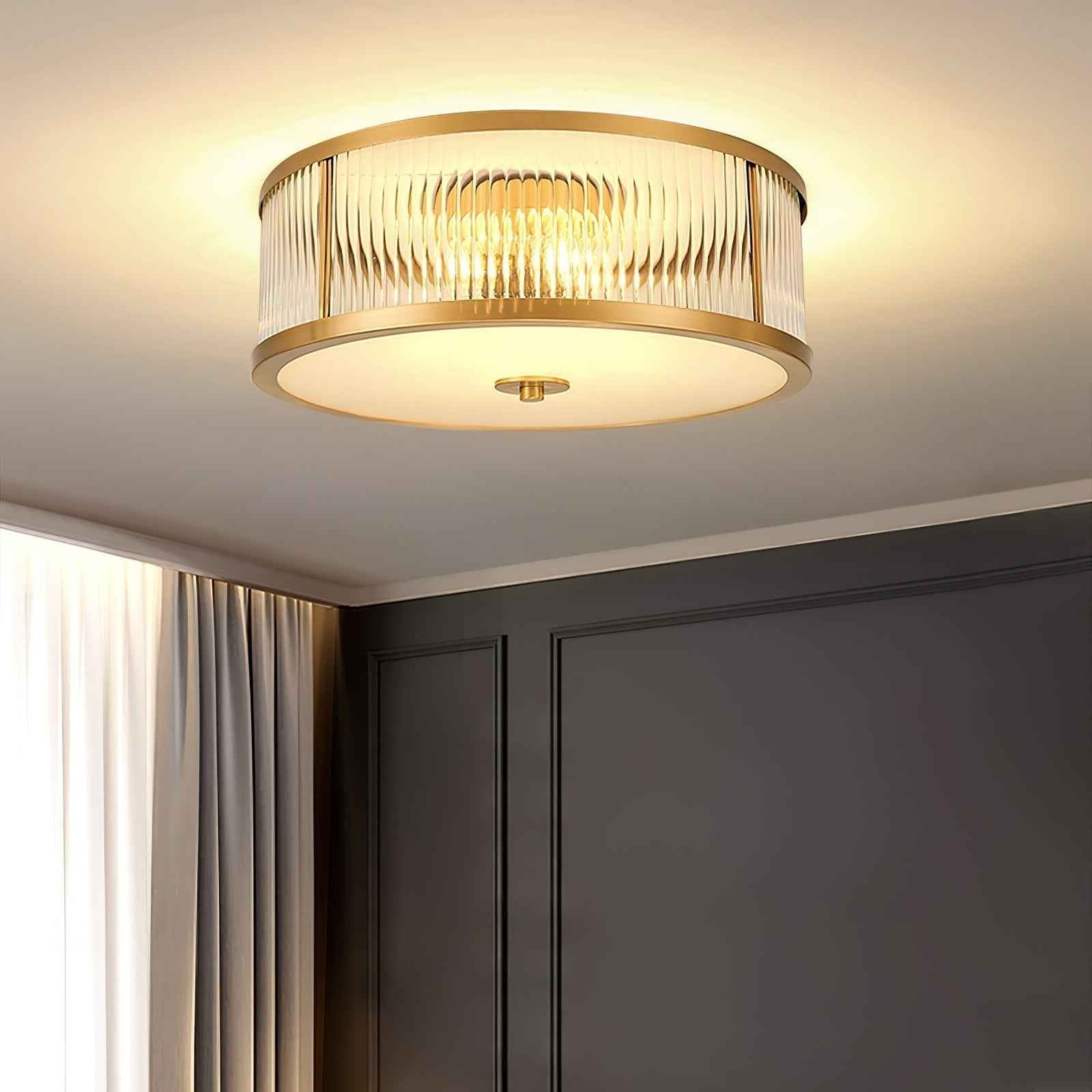 Avvynila Laiton 35cm Blanc Moderne