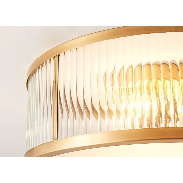 Avvynila Lampe de Plafond Laiton Verre Minimaliste Moderne - Neutralighting