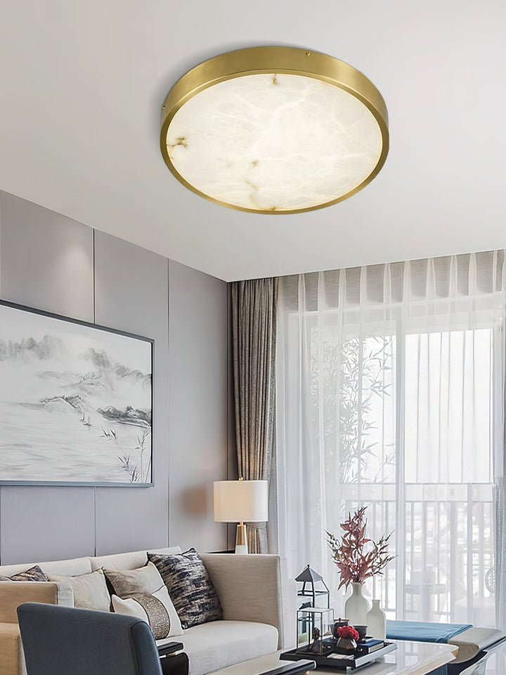 Uzoror Lampe de Plafond Encastrée Albâtre Minimaliste Moderne - Neutralighting