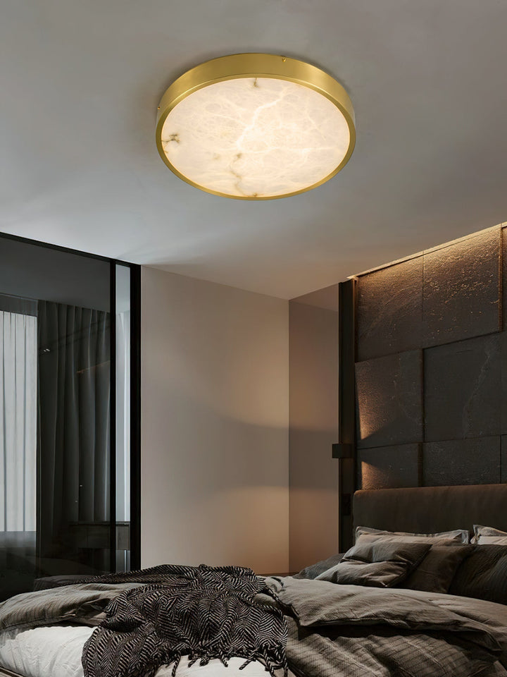 Uzoror Lampe de Plafond Encastrée Albâtre Minimaliste Moderne - Neutralighting
