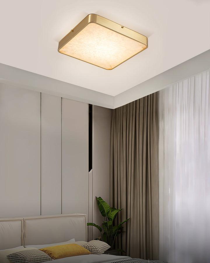 Uzoror Lampe de Plafond Encastrée Albâtre Minimaliste Moderne - Neutralighting
