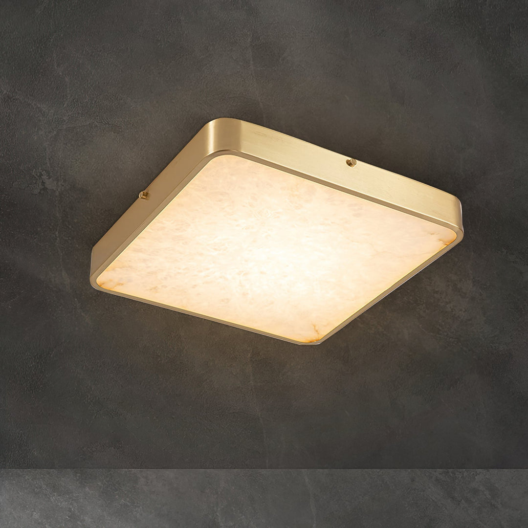 Uzoror Lampe de Plafond Encastrée Albâtre Minimaliste Moderne - Neutralighting