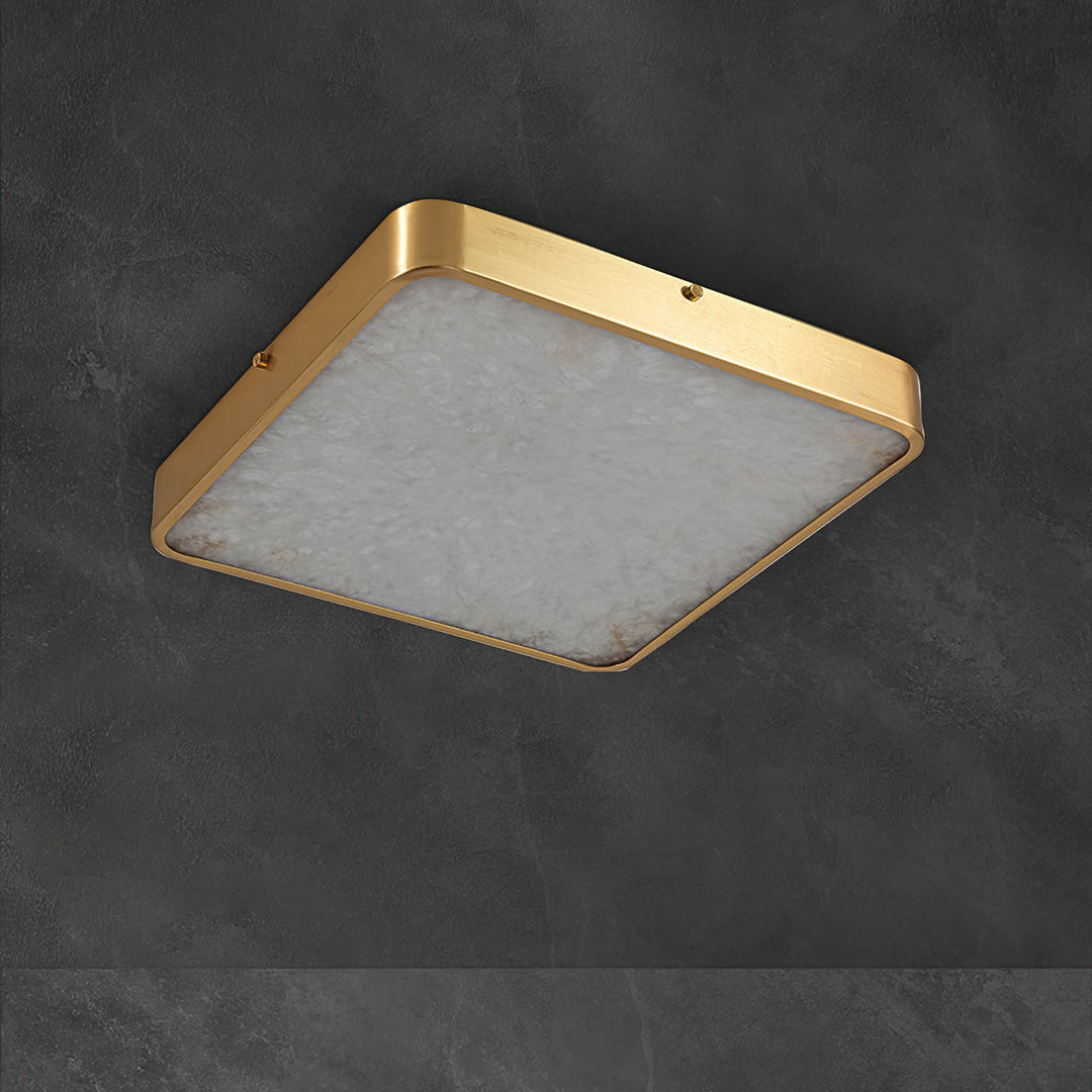 Uzoror Lampe de Plafond Encastrée Albâtre Minimaliste Moderne - Neutralighting
