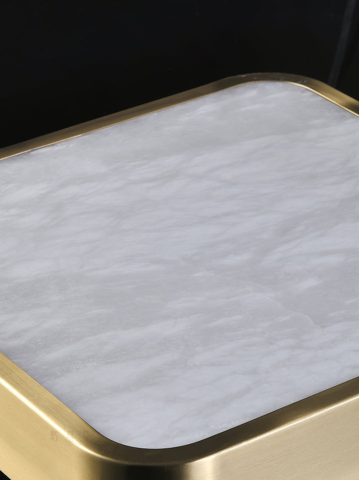 Uzoror Lampe de Plafond Encastrée Albâtre Minimaliste Moderne - Neutralighting