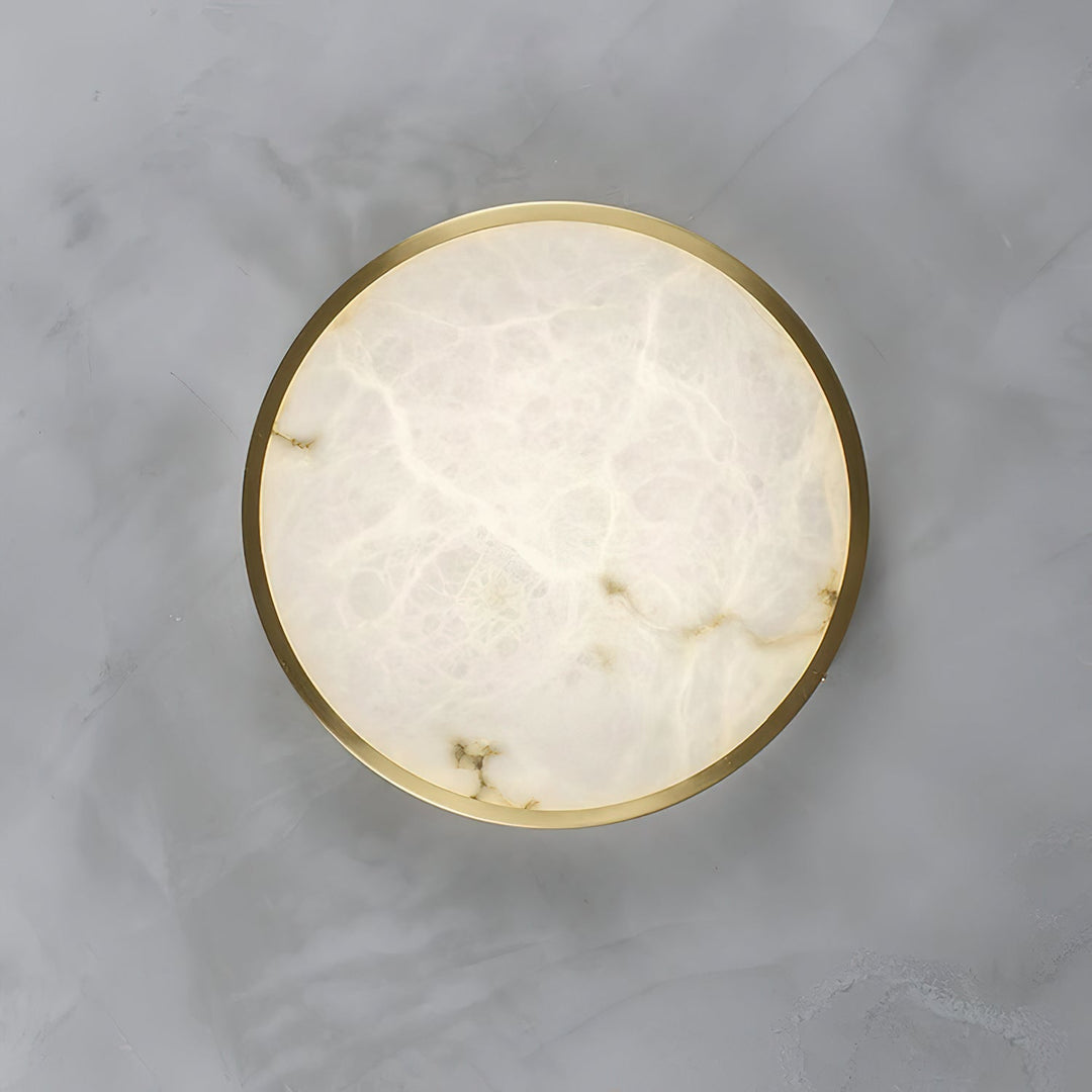 Uzoror Lampe de Plafond Encastrée Albâtre Minimaliste Moderne - Neutralighting