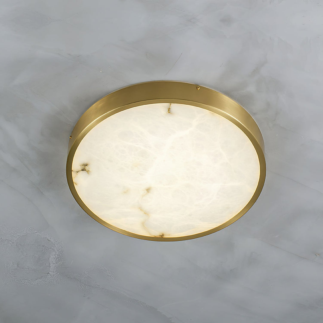 Uzoror Lampe de Plafond Encastrée Albâtre Minimaliste Moderne - Neutralighting