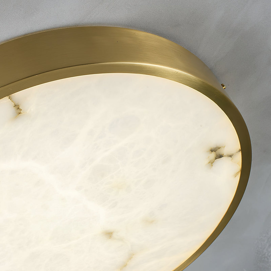 Uzoror Lampe de Plafond Encastrée Albâtre Minimaliste Moderne - Neutralighting