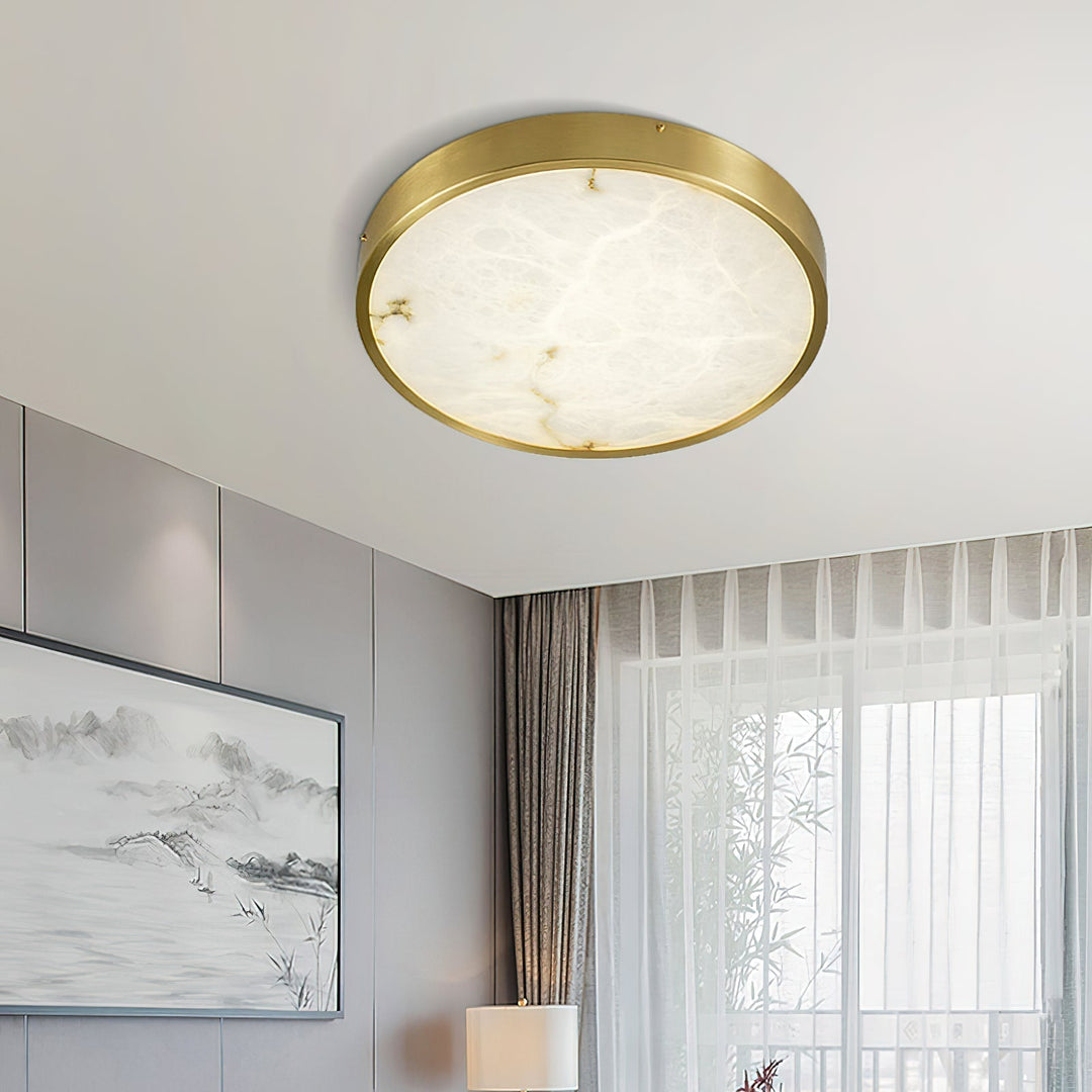 Uzoror Lampe de Plafond Encastrée Albâtre Minimaliste Moderne - Neutralighting