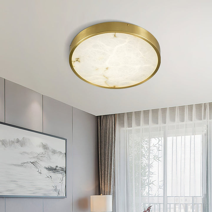 Uzoror Lampe de Plafond Encastrée Albâtre Minimaliste Moderne - Neutralighting
