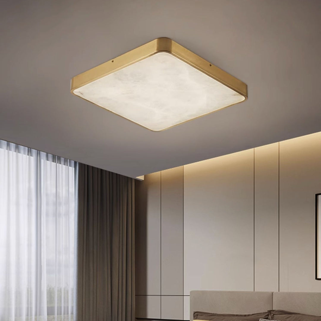 Uzoror Lampe de Plafond Encastrée Albâtre Minimaliste Moderne - Neutralighting