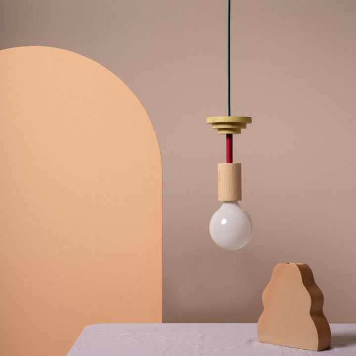 Elena Lampe Pendante Moderne en Bois - Neutralighting