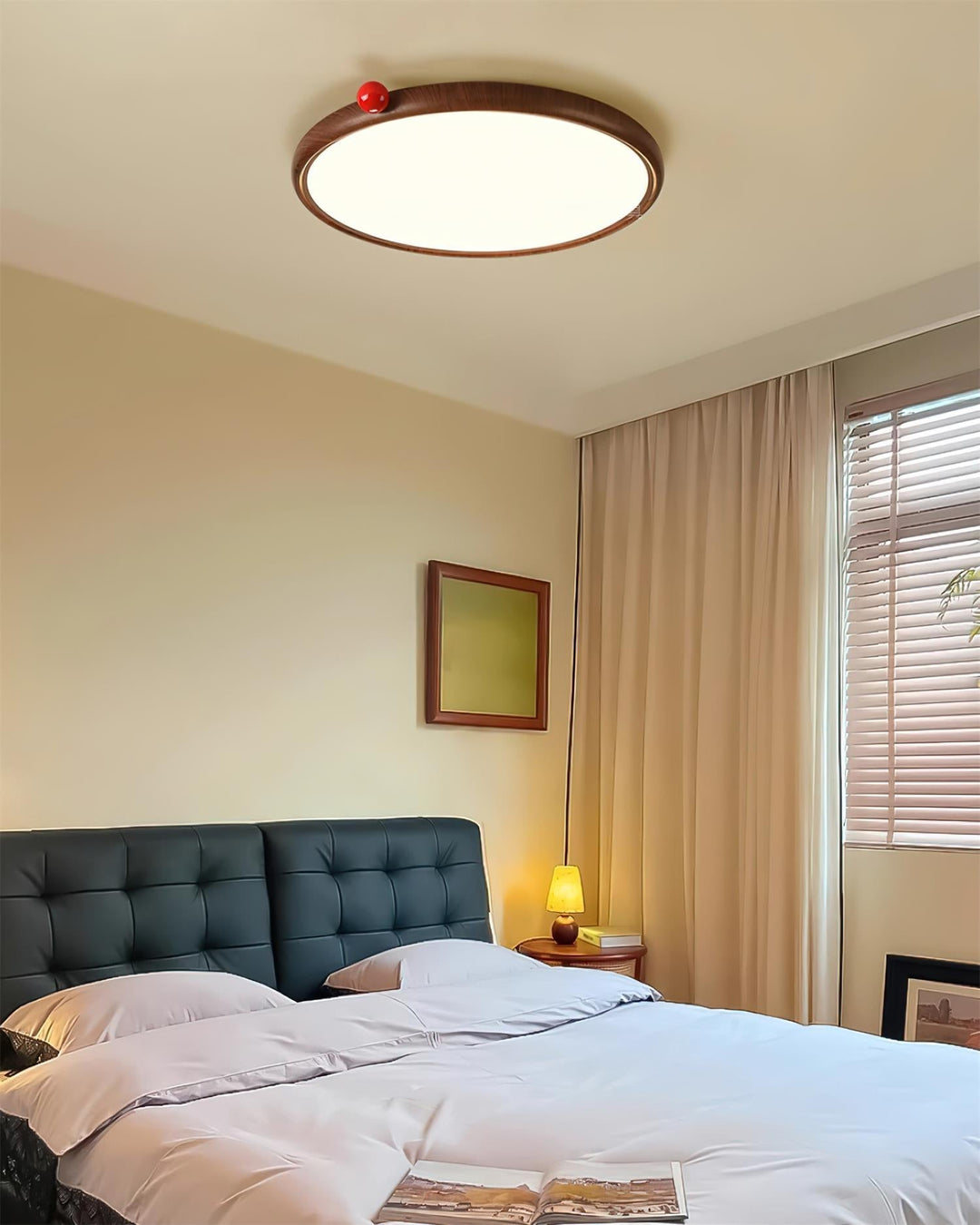 Geos Plafonnier Bois LED Moderne Minimaliste - Neutralighting