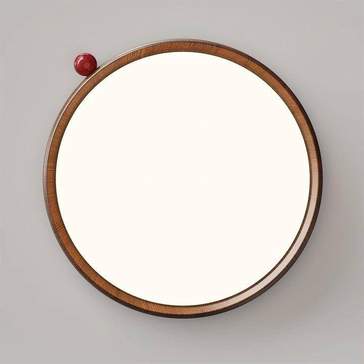 Geos Lustre Plafonnier Ton Bois Circulaire LED - Neutralighting