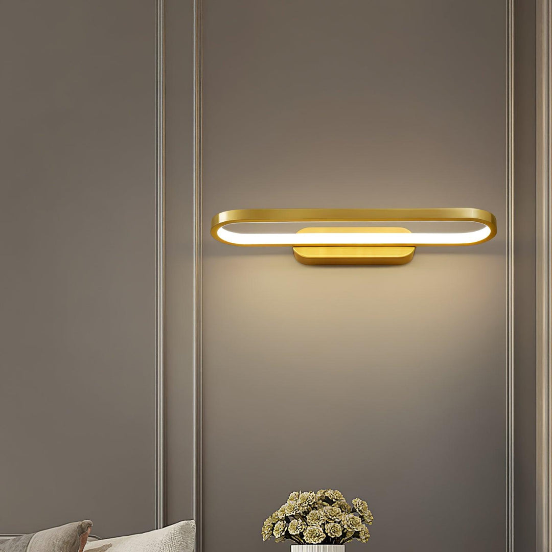 Plana Applique Murale LED Moderne Minimaliste en Laiton - Neutralighting